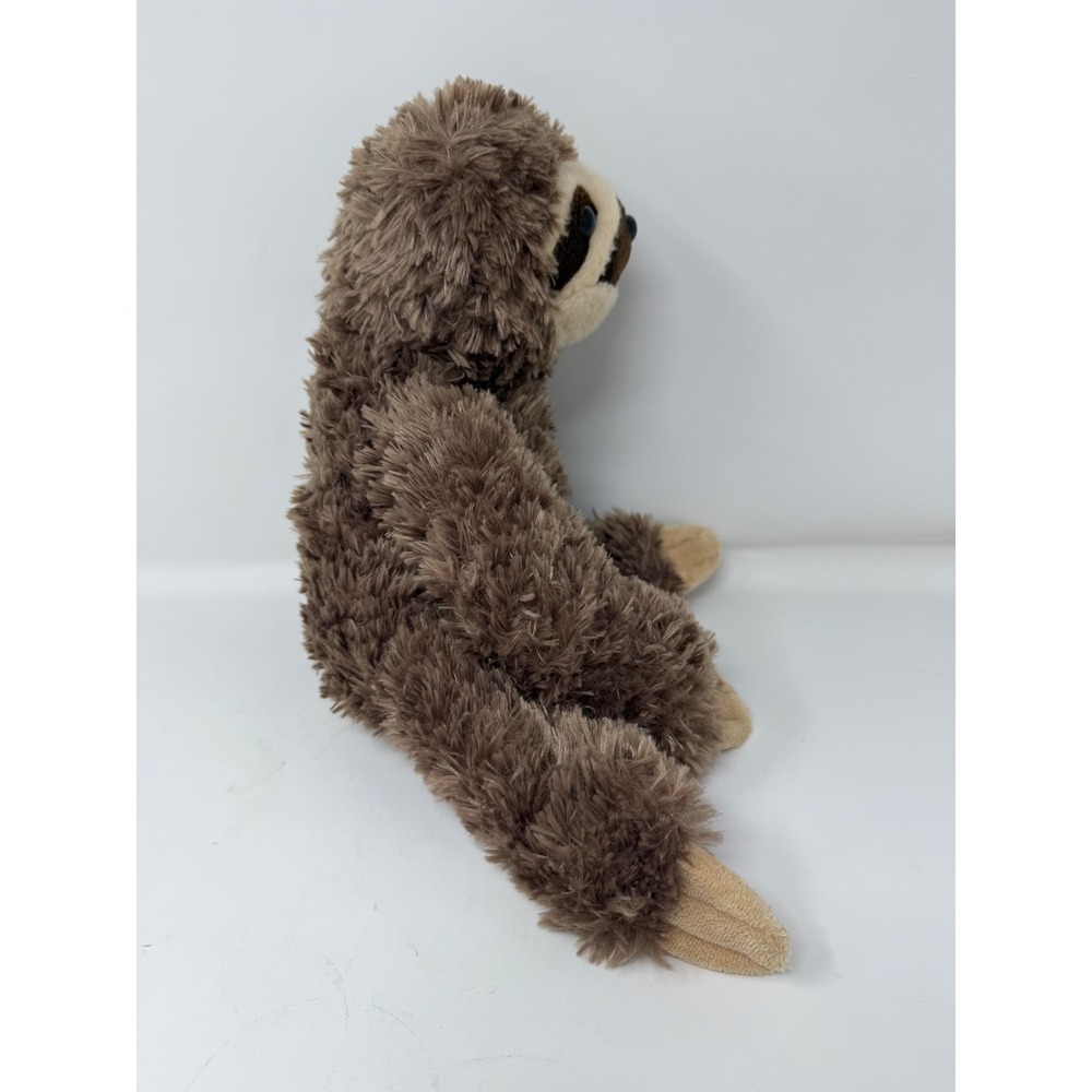 Aurora Destination Nation Sloth Plush Brown Shaggy Stuffed Animal 2020 12 inch - Picture 5 of 10